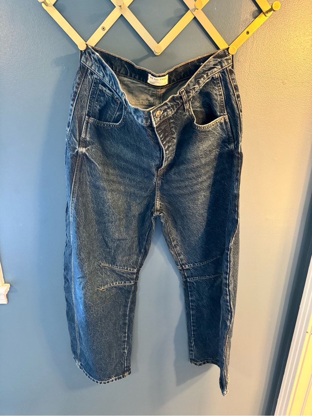 Free People Good Luck Barrel Jeans